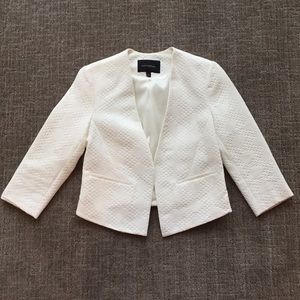 Diamond pattern banana republic blazer